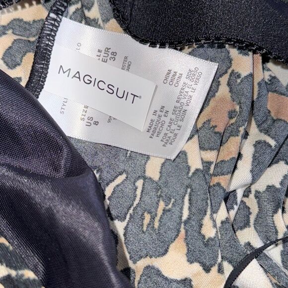 Magicsuit Leopard Sophie Tankini Top Size 8 - Picture 7 of 10
